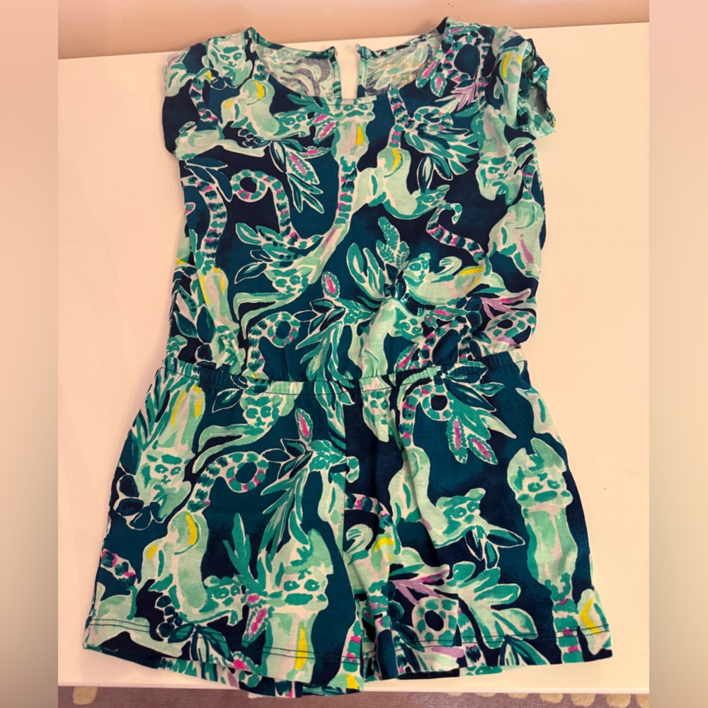 Lilly Pulitzer Teal and Pink Floral Dress